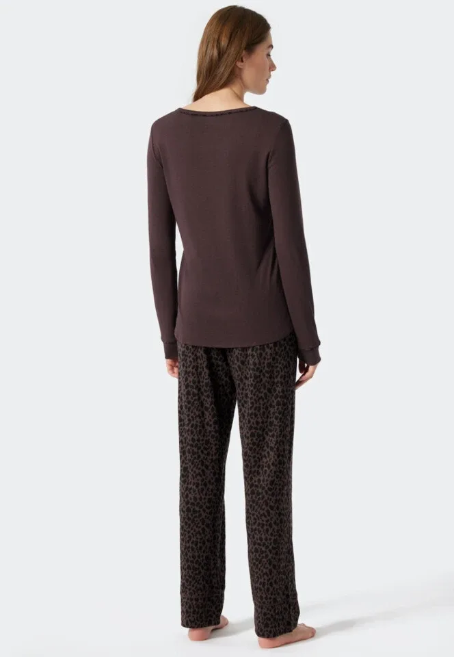 Schiesser – Contemporary Nightwear – Pyjama – 178632 – Burgund