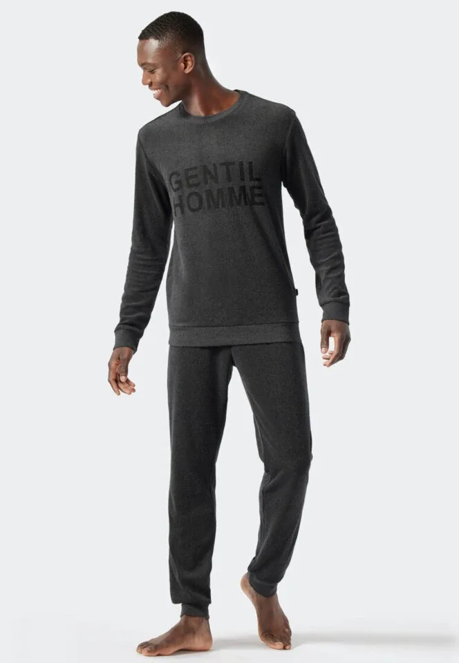 Schiesser – Warming Nightwear – Pyjama – 178037 – Anthracite