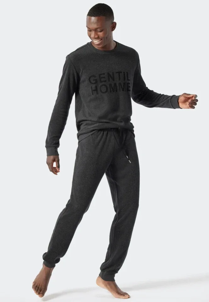 Schiesser – Warming Nightwear – Pyjama – 178037 – Anthracite