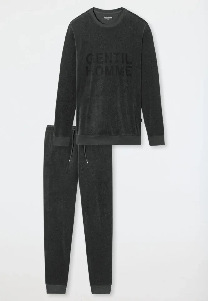 Schiesser – Warming Nightwear – Pyjama – 178037 – Anthracite