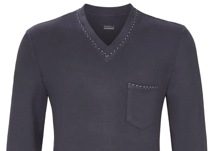 Ringella – Wintercolor – Pyjama – 2541220 - Asphalt