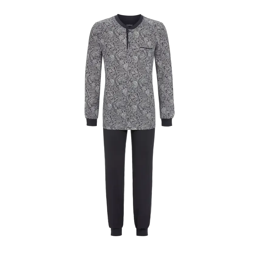 Ringella – Modern Paisley – Pyjama – 2541216 - Anthracite