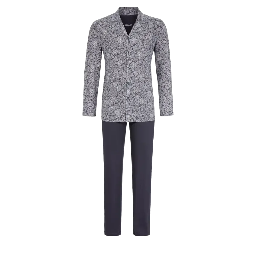 Ringella – Modern Paisley – Pyjama – 2541218 - Anthracite