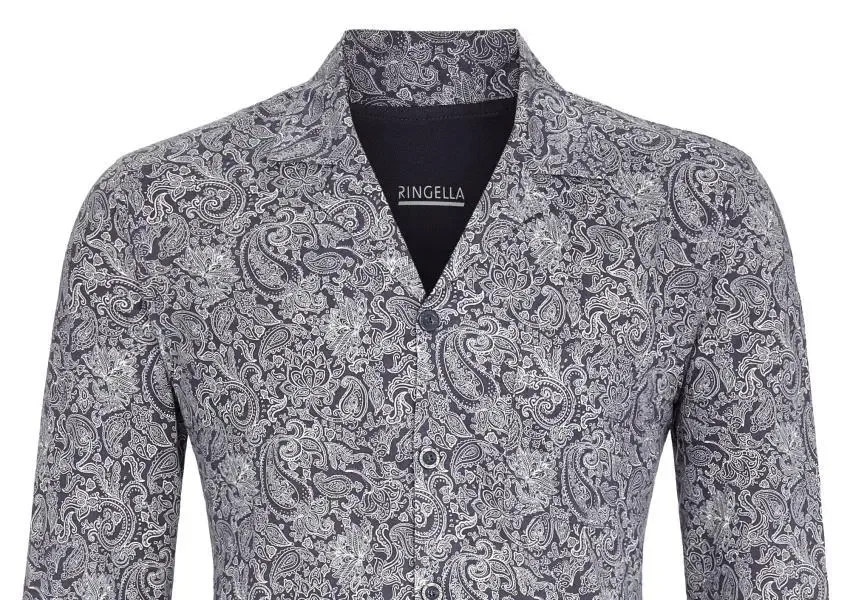 Ringella – Modern Paisley – Pyjama – 2541218 - Anthracite