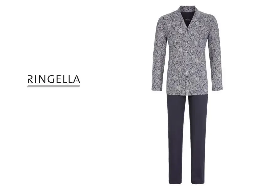 Ringella – Modern Paisley – Pyjama – 2541218 - Anthracite