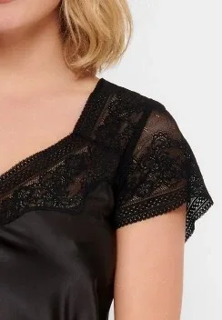 Lingadore – Delicate Black -  Dress – 6621S - Black