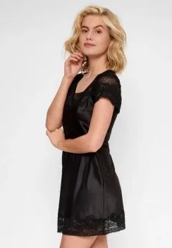 Lingadore – Delicate Black -  Dress – 6621S - Black