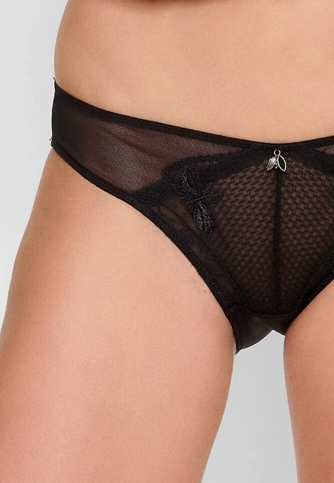 Lingadore – Black Flower – Slip – 6614B – Black