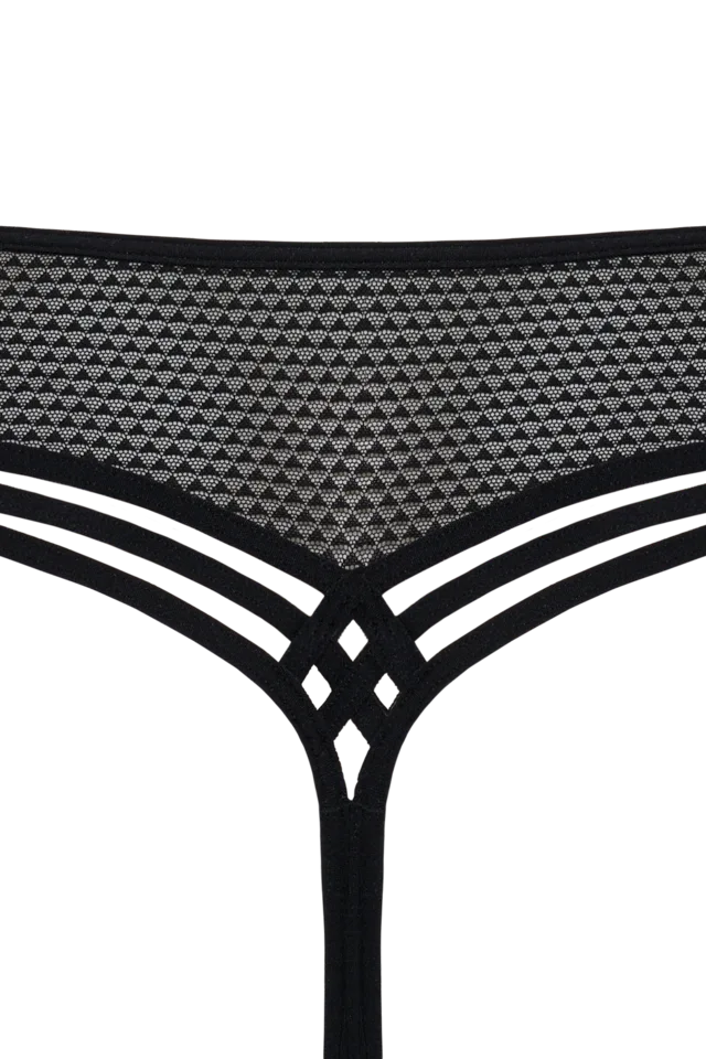 Marlies Dekkers – Dame de Paris – String – 36362 – Black Pyramid Mesh