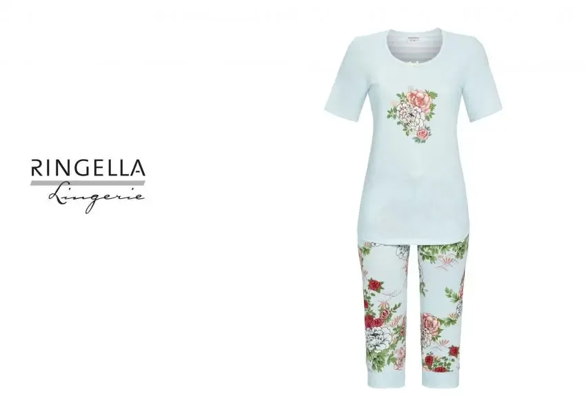 Ringella – Spirit of Flower – Pyjama – 3261213 - Himmelblau