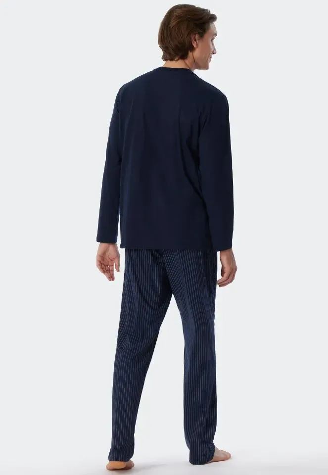 Schiesser – Comfort Fit - Pyjama – 179107 – Dark Blue