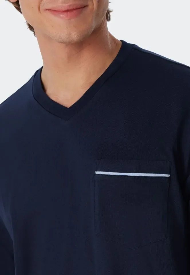 Schiesser – Comfort Fit - Pyjama – 179107 – Dark Blue