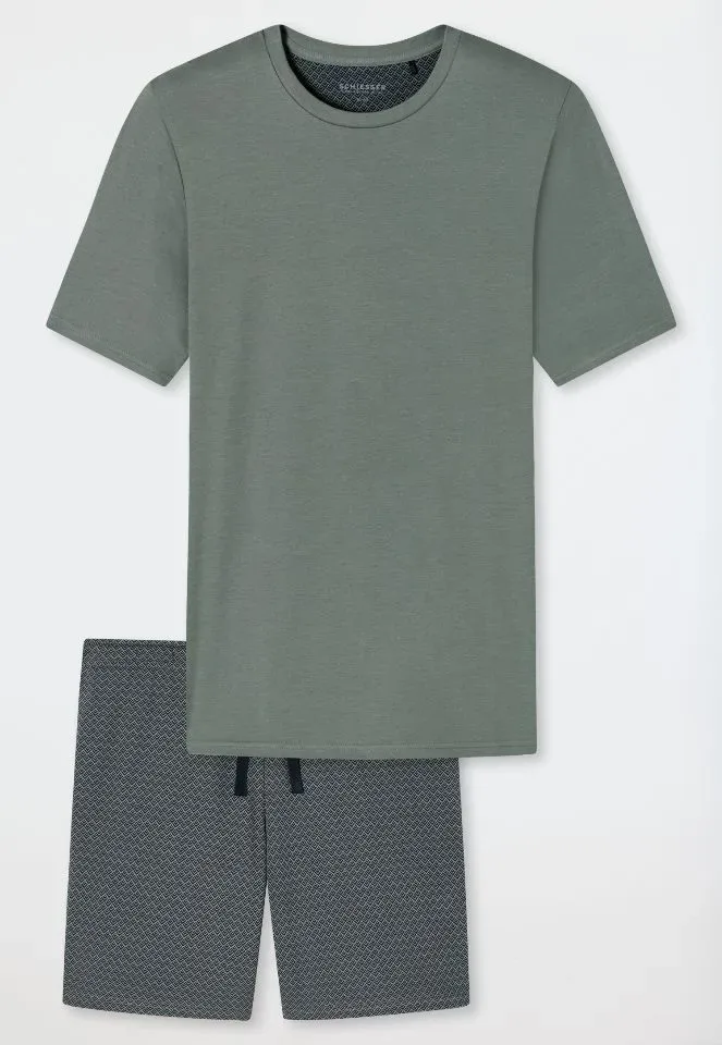 Schiesser – Fine Interlock – Pyjama – 179119 - Jade