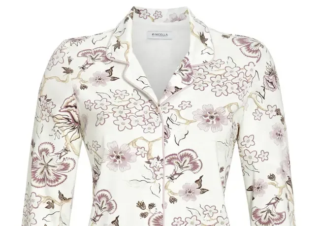Ringella – Winterflowers – Pyjama - 3511230 - Champagne