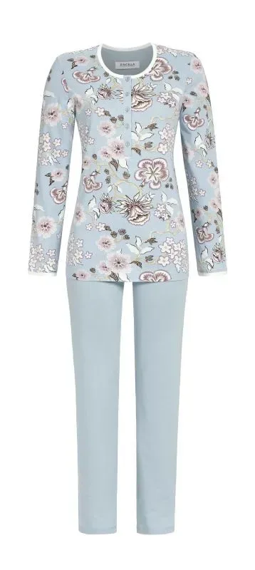 Ringella – Winterflowers – Pyjama – 3511231 – Air Blue