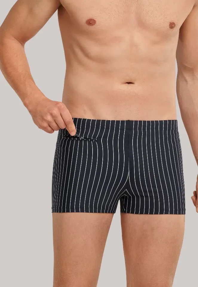 Schiesser – Nautical Casual  – Zwemshort – 172775 - Black