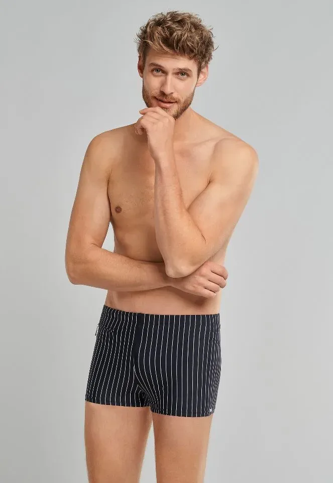Schiesser – Nautical Casual  – Zwemshort – 172775 - Black