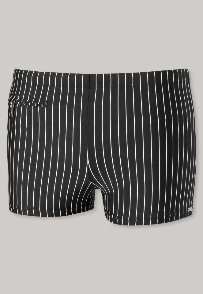 Schiesser – Nautical Casual  – Zwemshort – 172775 - Black