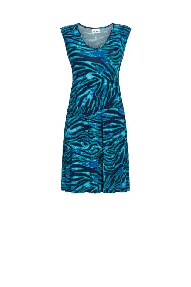 Ringella – Ocean Green – Dress – 3221046 – Print Green Blue