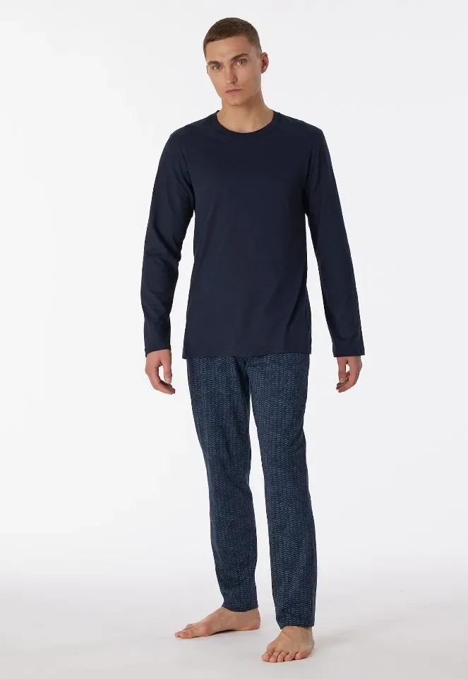 Schiesser – Casual Nightwear - Pyjama – 180255 – Night Blue