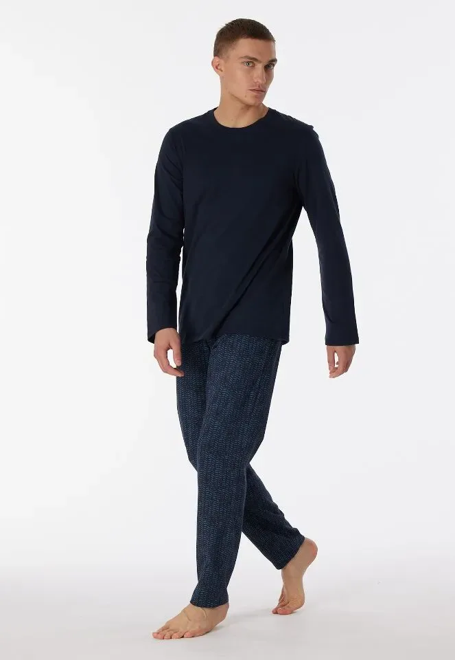 Schiesser – Casual Nightwear - Pyjama – 180255 – Night Blue