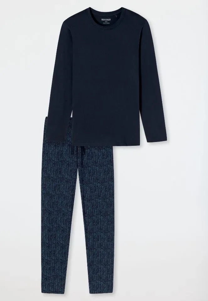 Schiesser – Casual Nightwear - Pyjama – 180255 – Night Blue