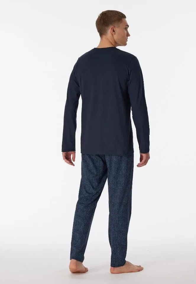 Schiesser – Casual Nightwear - Pyjama – 180255 – Night Blue