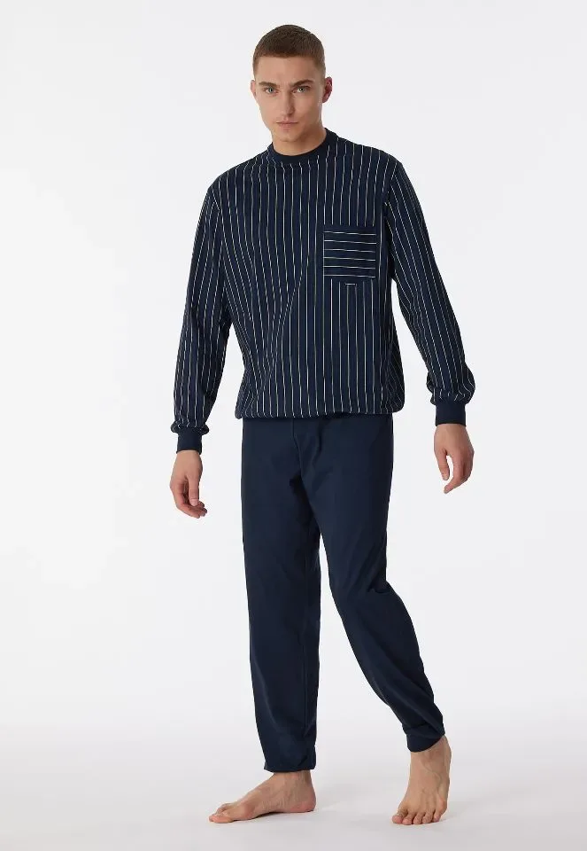 Schiesser – Comfort Nightwear - Pyjama – 180263 – Night Blue
