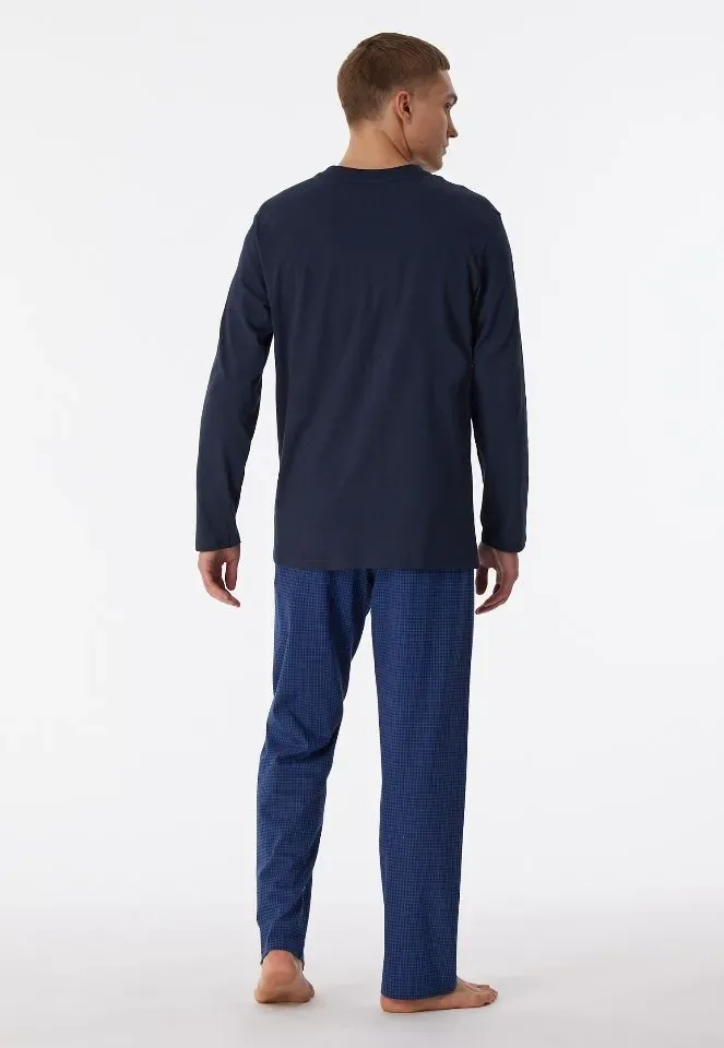 Schiesser – Comfort Essentials  - Pyjama – 180251 – Night Blue