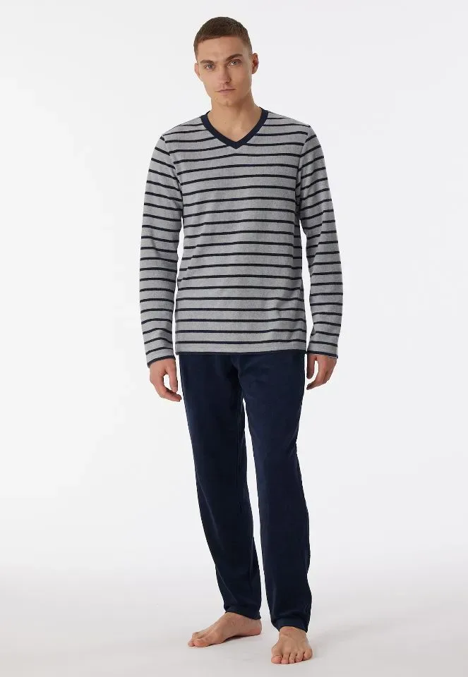 Schiesser – Warming Nightwear- Pyjama – 180278 – Grey Melange