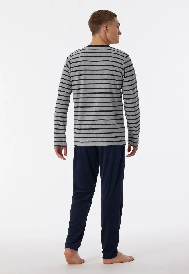 Schiesser – Warming Nightwear- Pyjama – 180278 – Grey Melange