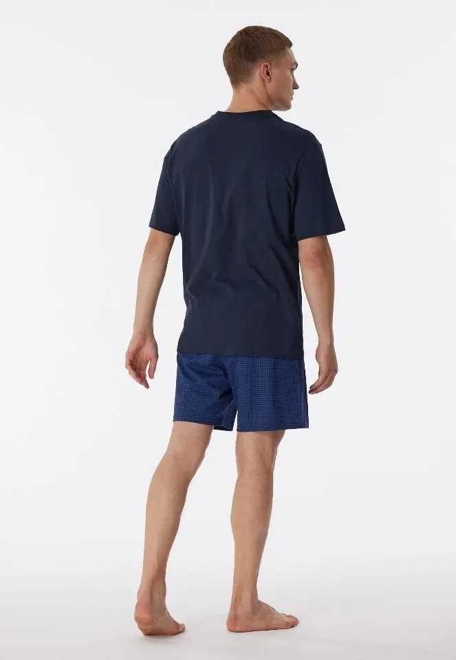 Schiesser – Comfort Essentials - Pyjama – 180250 – Night Blue