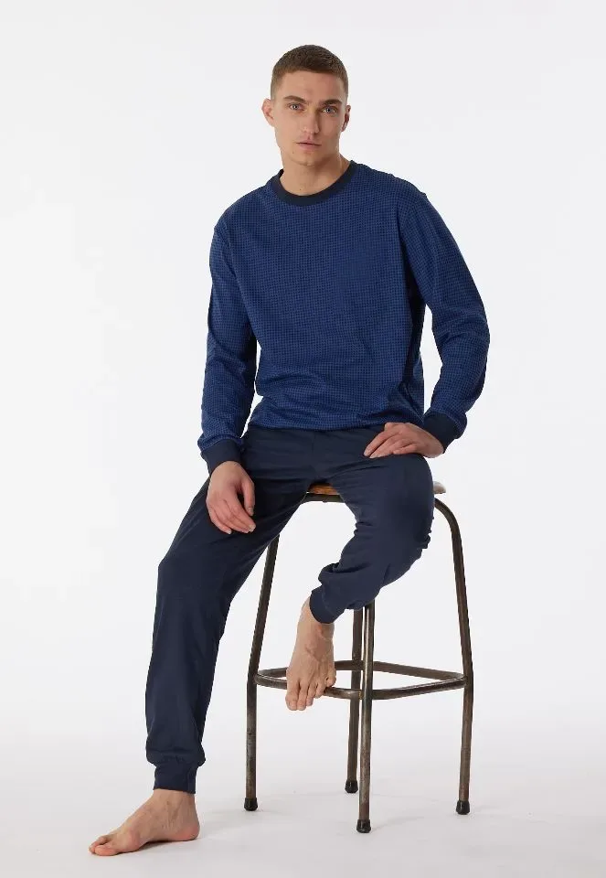 Schiesser – Comfort Essentials - Pyjama – 180252 - Navy