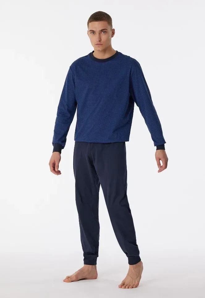 Schiesser – Comfort Essentials - Pyjama – 180252 - Navy
