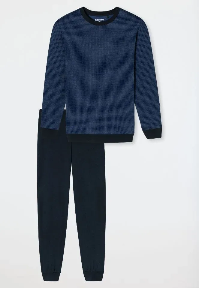 Schiesser – Comfort Essentials - Pyjama – 180252 - Navy