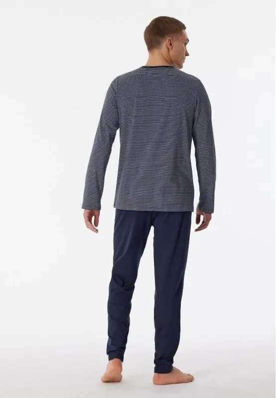 Schiesser – 95/5 Nightwear - Pyjama – 180258 – Night Blue