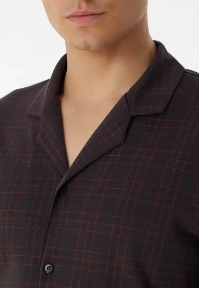 Schiesser – Fine Interlock - Pyjama – 180272 – Antraciet