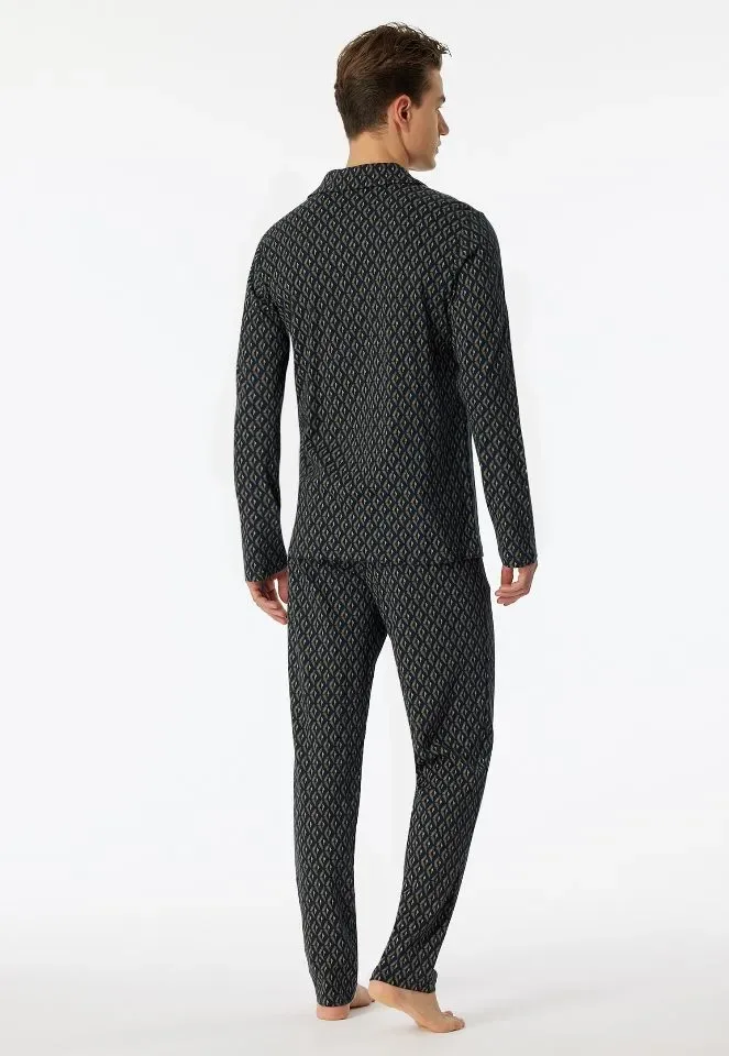 Schiesser – Fine Interlock – Pyjama – 181176 – Night Blue