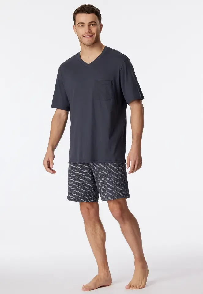 Schiesser - Comfort Essentials – Pyjama – 181153 – Charboral