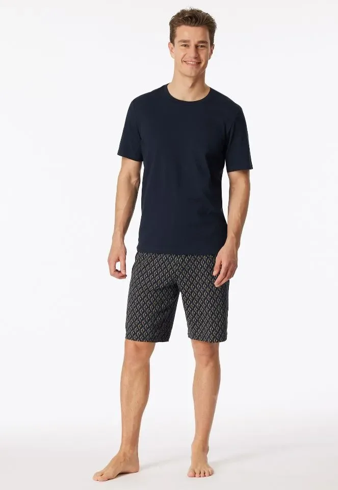 Schiesser – Fine Interlock – Pyjama – 181171 – Night Blue