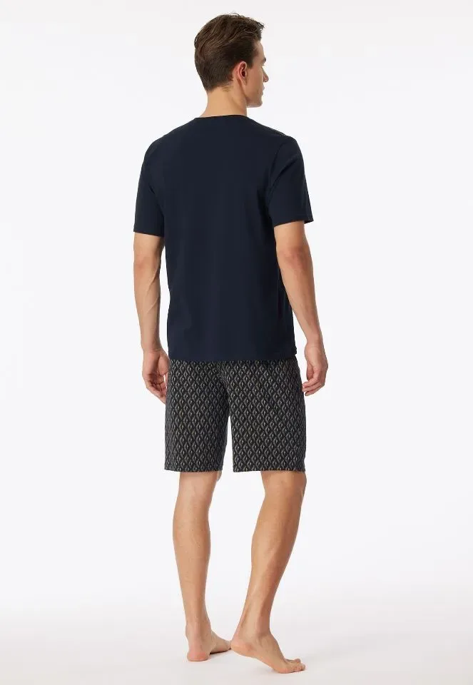 Schiesser – Fine Interlock – Pyjama – 181171 – Night Blue