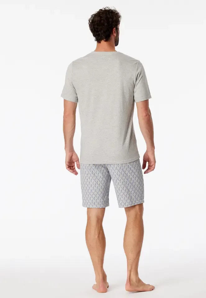 Schiesser – Fine Interlock – Pyjama – 181171 – Grey Melange