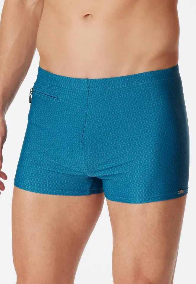 Schiesser – Classic Swim – Zwemshort – 180715 - Petrol