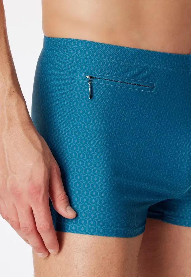 Schiesser – Classic Swim – Zwemshort – 180715 - Petrol