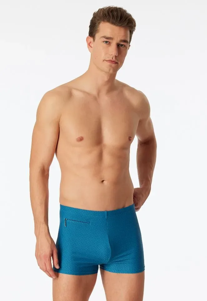 Schiesser – Classic Swim – Zwemshort – 180715 - Petrol