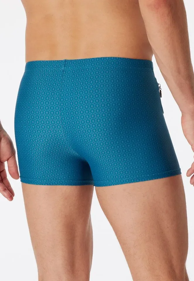 Schiesser – Classic Swim – Zwemshort – 180715 - Petrol