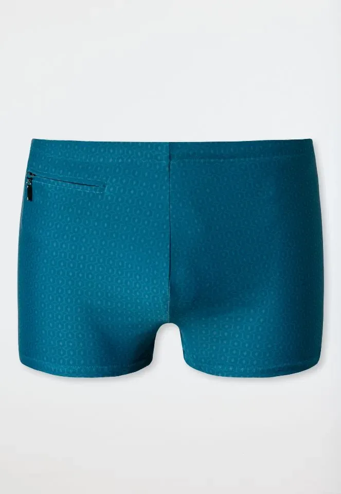 Schiesser – Classic Swim – Zwemshort – 180715 - Petrol
