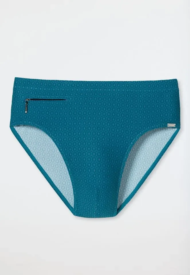 Schiesser – Classic Swim – Zwemslip – 181078 - Petrol