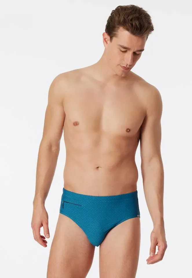 Schiesser – Classic Swim – Zwemslip – 181078 - Petrol