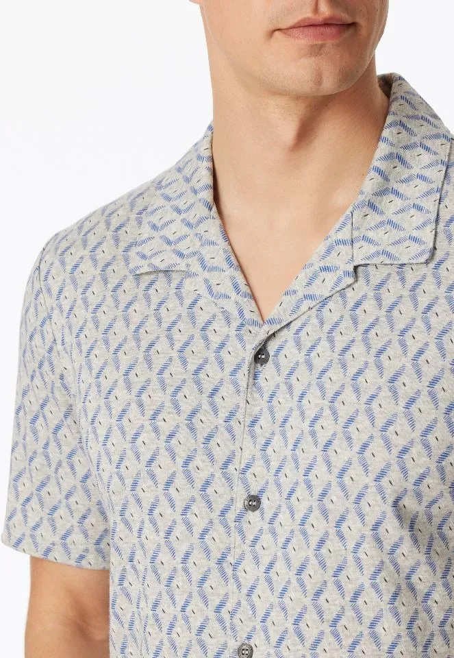 Schiesser – Fine Interlock – Pyjama – 181177 – Grey Melange